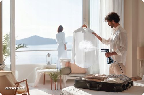 Parownica do ubrań 1500W Steamer parowy Żelazko parowe ZESTAW 32g/min na Arena.pl