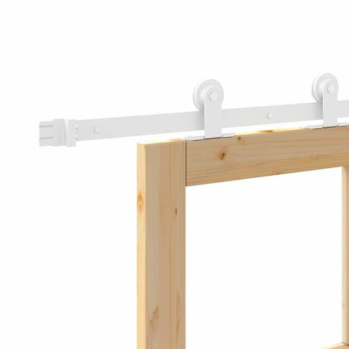 Drzwi Przesuwne ORKDAL Brązowy 78 x 232 cm Drewno i metal na Arena.pl