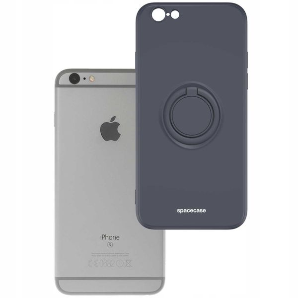 Spacecase Silicone Ring Iphone 6/6S Black zdjęcie 2