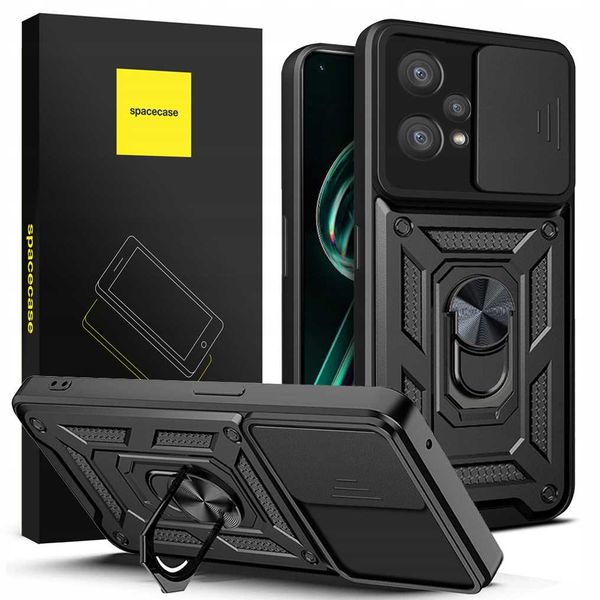 Spacecase Camring Realme 9/9 Pro+ Black zdjęcie 1