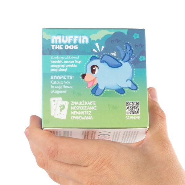 klocki snapets pies muffin niebieski kidea zdjęcie 6