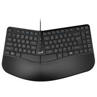 Genius Ergo KB-700, CZ/SK, ergonomiczna, przewodowa (USB), czarna, Copilot