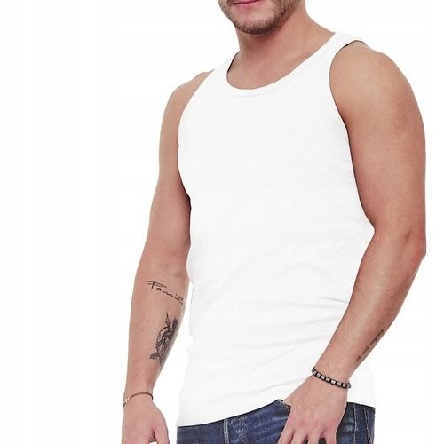 PODKOSZULKA KOSZULKA MĘSKA 100% BAWEŁNA GŁADKA 2XL Moraj na Arena.pl