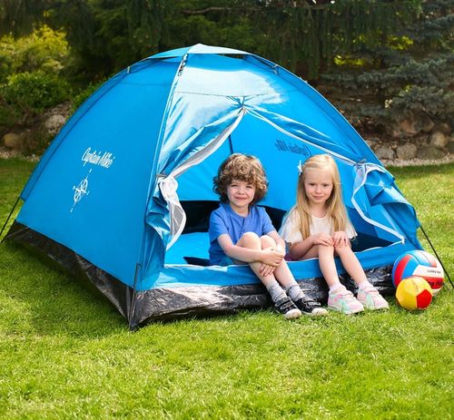 Namiot kempingowy 2 osobowy 200x140x100 cm UPF50+ Captain Mike na Arena.pl