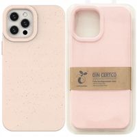 eco case etui iphone 14 plus silikonowy degradowalny pokrowiec różowe
