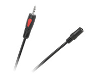 Kabel przewód audio aux 3m Minijack 3,5mm wtyk-gniazdo Solidny Eco-Line