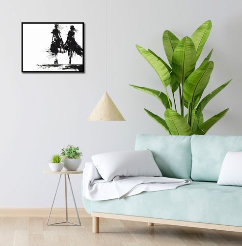 Plakat 50x40cm Atramentowy Przerys na Arena.pl