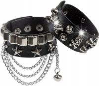 8x AKCESORIA ROCKMAN STRÓJ PRZEBRANIE MĘSKIE OKULARY BANDANA CHUSTA ZESTAW