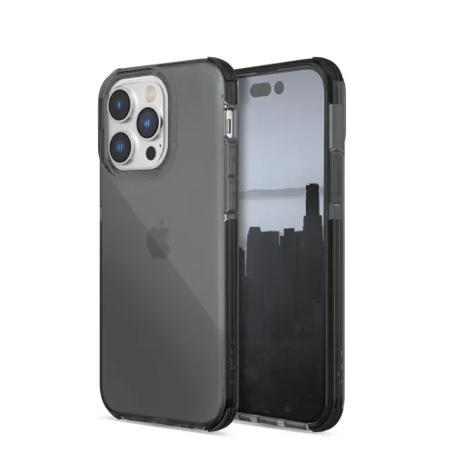 Raptic X-Doria Clear Case etui iPhone 14 Pro Max pancerny pokrowiec czarny na Arena.pl