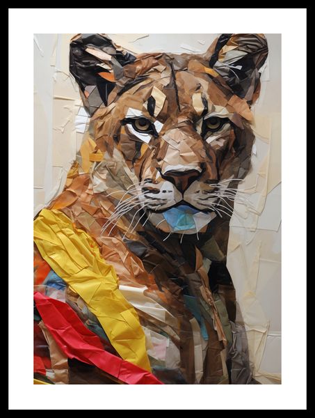Plakat 29,7x42cm Papierowy Tygrys zdjęcie 3