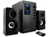 GŁOŚNIKI KOMPUTEROWE 2.1 DO KOMPUTERA SUBWOOFER Z PILOTEM Z BLUETOOTH i USB