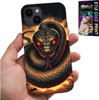 ETUI DO IPHONE 15 - WĄŻ, WĘŻE KOBRA GRZECHOTNIK CASE + FOLIA