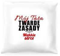 Poduszka Twarde zasady miękkie serce