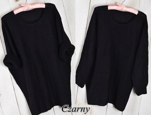 SWETER LUŹNY MIĘCIUTKI BLUZKA OVERSIZE MODNY SWETER 105 na Arena.pl
