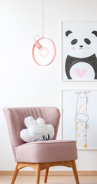 Lampa Wisząca Nexo różowy zdjęcie 2