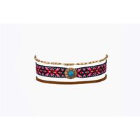 Naszyjnik Choker Boho Festiwal Aztecki  N528