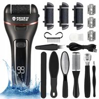 Pilnik Elektryczny Do Pięt Stóp Frezarka Rolki USB 18w1 NAJWIĘKSZY