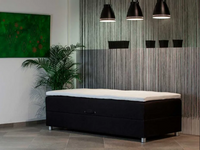 Łóżko tapczan STUDENT BOX z pojemnikiem materac sprężynowy STYLUX