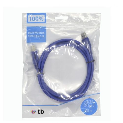 TB Kabel 3.0. AM-BM 1.8m niebieski na Arena.pl