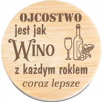 OTWIERACZ do piwa DREWNIANY personalizacja grawer prezent dla taty