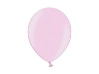 Balony 30cm, metaliczne różowe 25szt