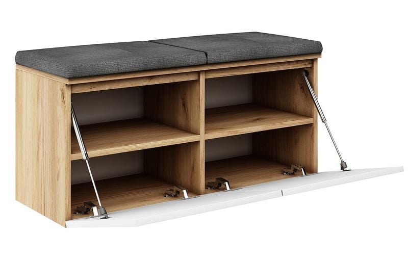 ZESTAW MEBLI 2P8 do przedpokoju szafka na buty siedzisko panele zdjęcie 6