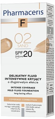 PHARMACERIS F fluid intensywnie kryjący 02 SAND na Arena.pl