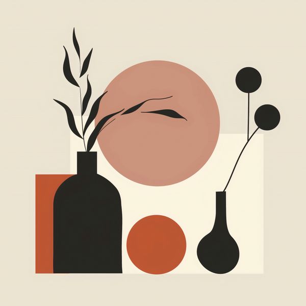 Plakat 70x70cm Stół Roślin zdjęcie 1