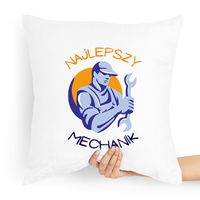 Poduszka Prezent Dla Mechanika Najlepszy Mechanik Z Nadrukiem Ze Zdjęciem