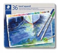 Kredki akwarelowe Karat 36 kolorów w metalowym pudełku Staedtler