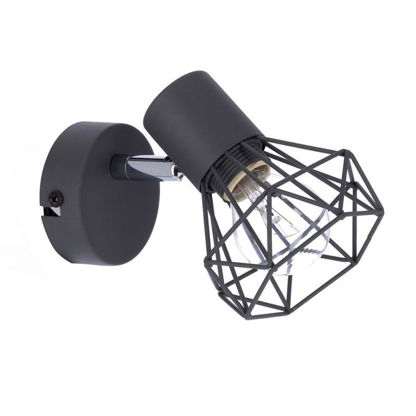 Verve kinkiet 1x40W E14 matowy szary zdjęcie 8