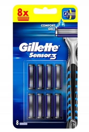 Gillette Blue 3 sensor wkłady ostrza 8 szt na Arena.pl