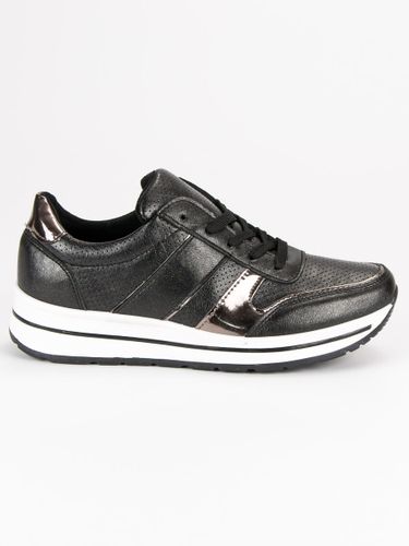 CZARNE SNEAKERSY Rozmiar - 41 na Arena.pl
