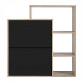 szafka na buty regał 2 komory obuwie komoda pojemna do przedpokoju regał