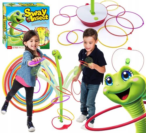 GRA ZRĘCZNOŚCIOWA TAŃCZĄCY ROBAK GIBIĄCY ROBACZEK DLA DZIECI OBRĘCZE na Arena.pl