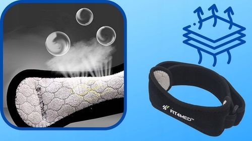 ORTEZA OPASKA PODRZEPKOWA STABILIZATOR RZEPKI GEL WKŁADKA NA URAZ WYGODNA na Arena.pl