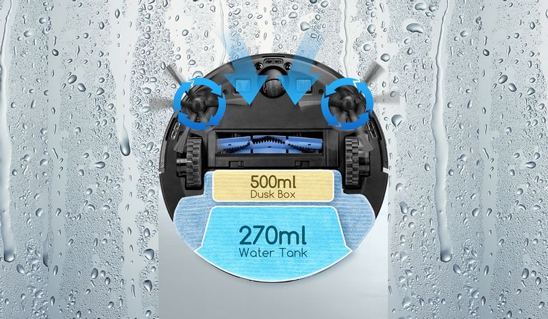 Inteligentny Robot Sprzątający Aigostar Z Laserem zdjęcie 3