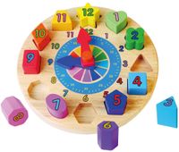 Viga 59235vg Edukacyjny zegar - sorter kształtów