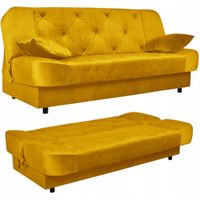 Kanapa sofa Sara Karo rozkładana wersalka spania bonell łóżko Family meble