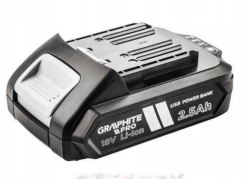 GRAPHITE PRO WIERTARKO-WKRĘTARKA UDAR 2*18V/2,5AH na Arena.pl