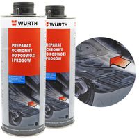 WURTH Baranek UBS KONSERWACJA PODWOZI PROGÓW WYDAJNY CZARNY ZESTAW 2 Sztuk