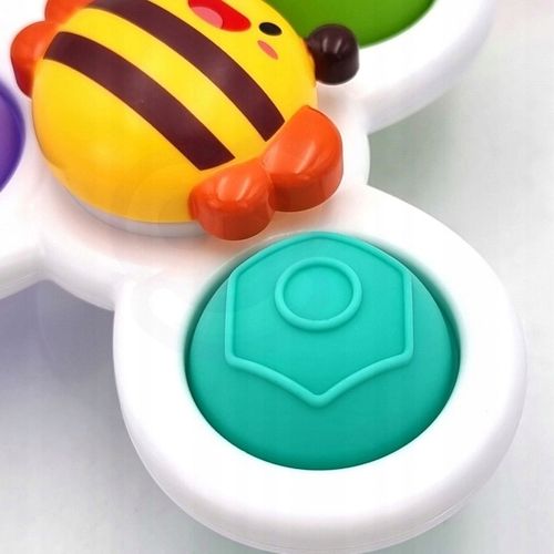 FIDGET SPINNER Z PRZYSSAWKĄ SENSORYCZNĄ KĄPIEL PREZENT GRZECHOTKA 3 SZTUKI na Arena.pl