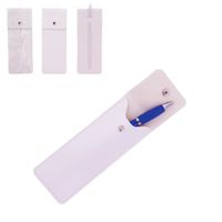 zakładka do książek etui na długopis okulary 17 x 6,5cm biały