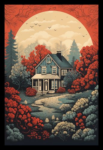 Plakat 20x30cm Idylla Rustykalna na Arena.pl