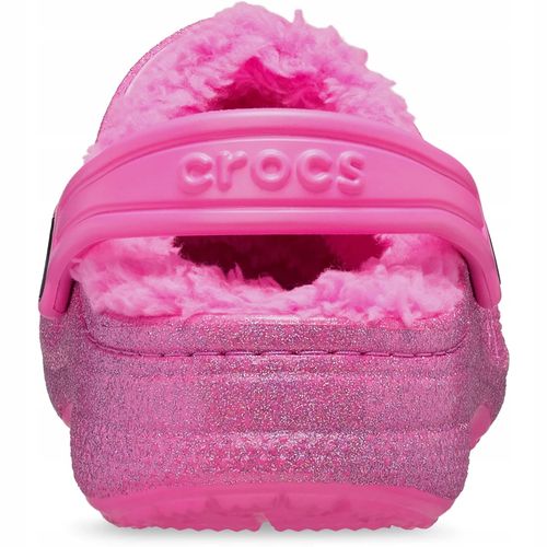 Crocs Ocieplane Dziecięce Chodaki Baya Lined Glitter 207656 Clog 32-33 na Arena.pl