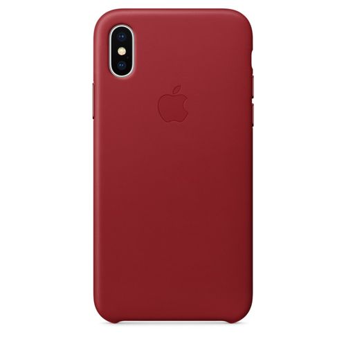 LEATHER APPLE Apple iPhone X MQTE2ZM/A - RED na Arena.pl