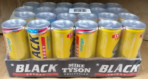 Napój Energetyczny BLACK 250ml Mango - Puszka - karton na Arena.pl