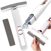 Mini mop płaski składany do mycia okien powierzchni uniwersalny z gąbką