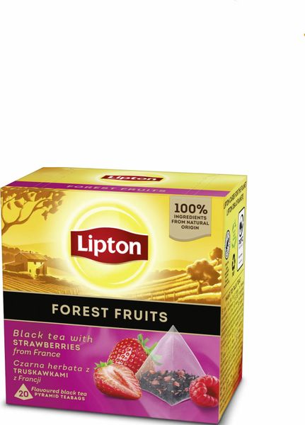 LIPTON 20 PIRAMIDEK OWOCE LEŚNE 36G zdjęcie 1
