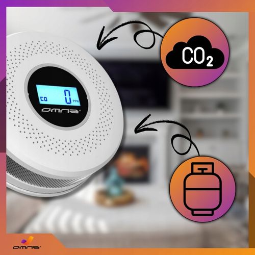 Czujnik czadu i dymu detektor tlenku węgla JKD 512COM certyfikowany na Arena.pl